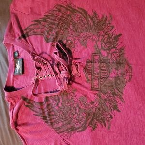 LS ladies Harley Davidson t-shirt